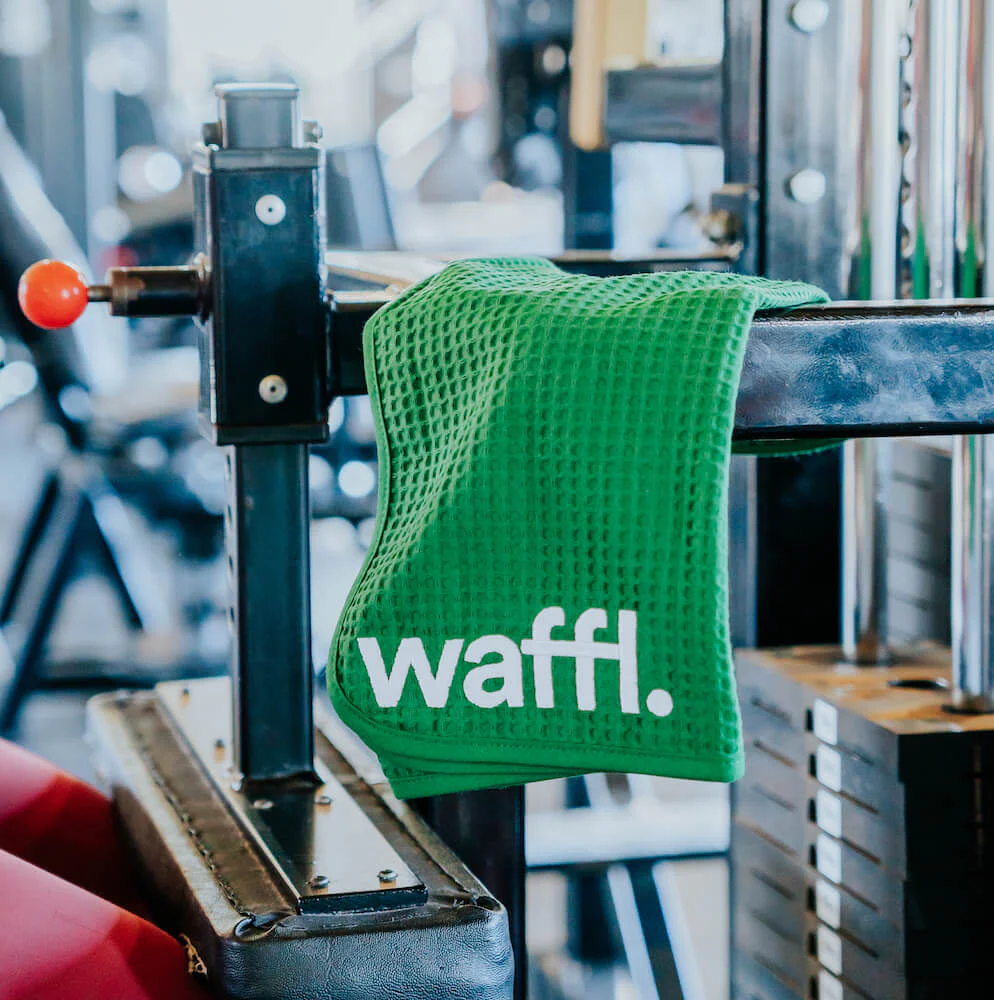 waffl Mini Towel - Bottle Green - Image 6