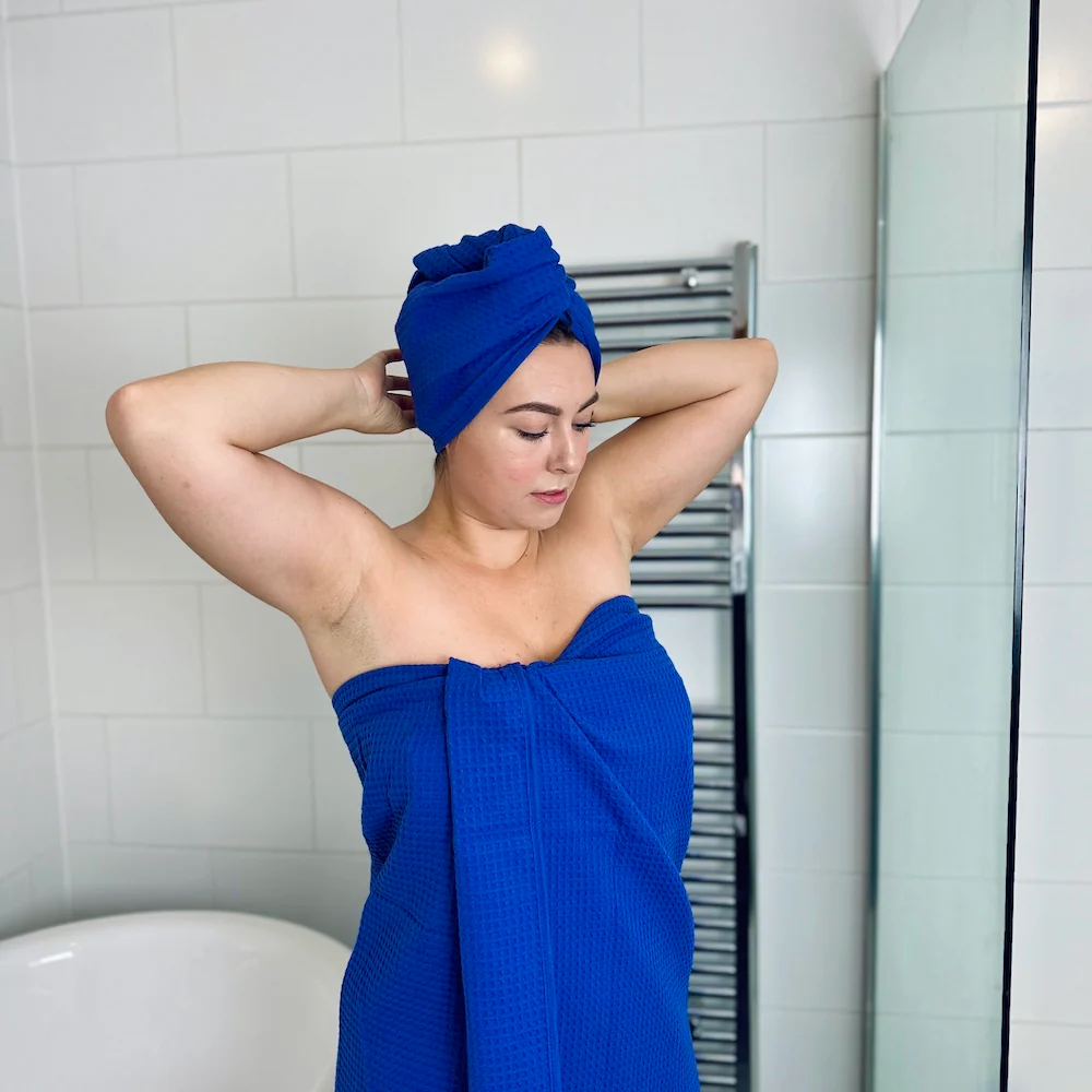waffl Towel and Hair Wrap bundle - Image 3