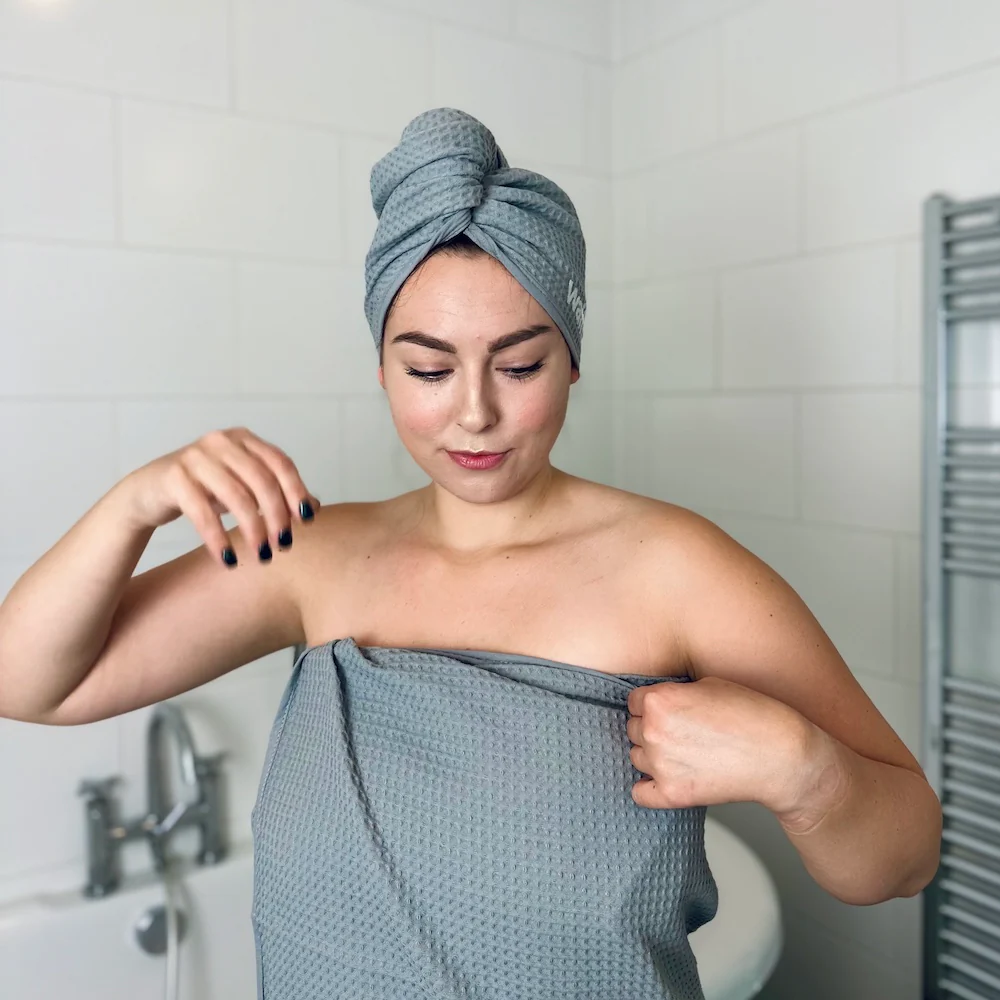 waffl Towel and Hair Wrap bundle - Image 7