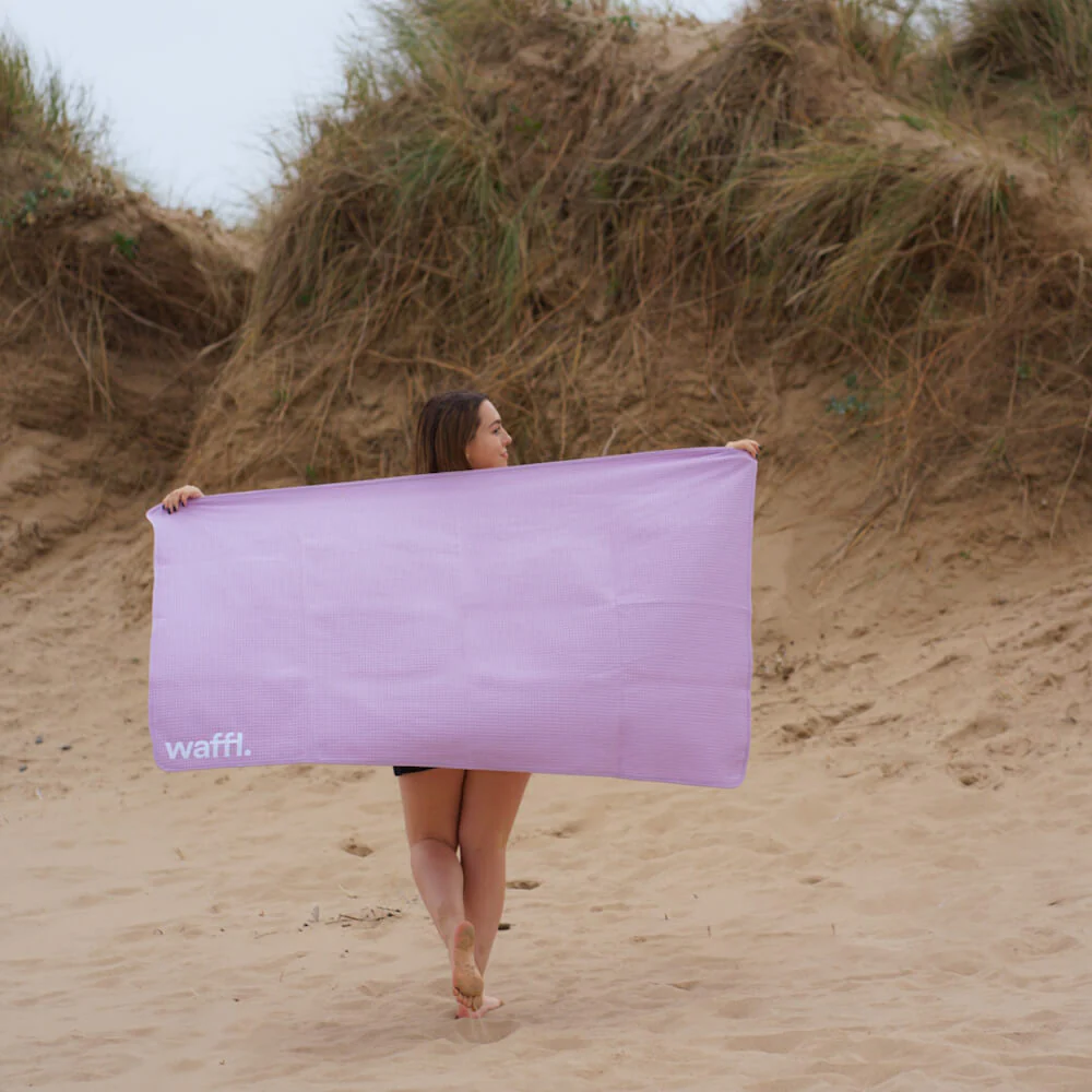Lilac waffl towel - Image 5