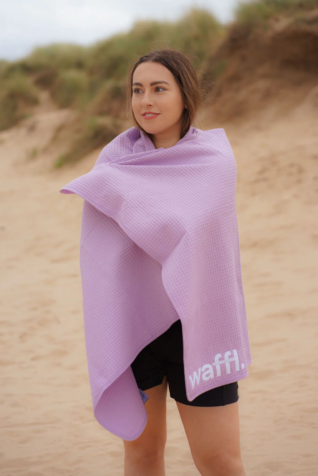 Lilac waffl towel - Image 6