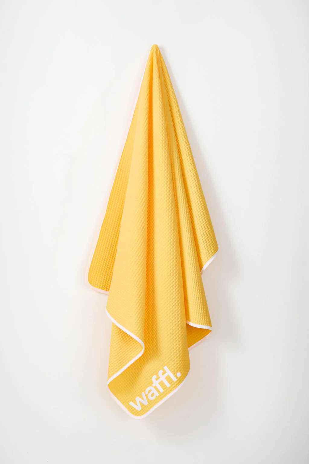 Solar Yellow waffl towel - Image 3