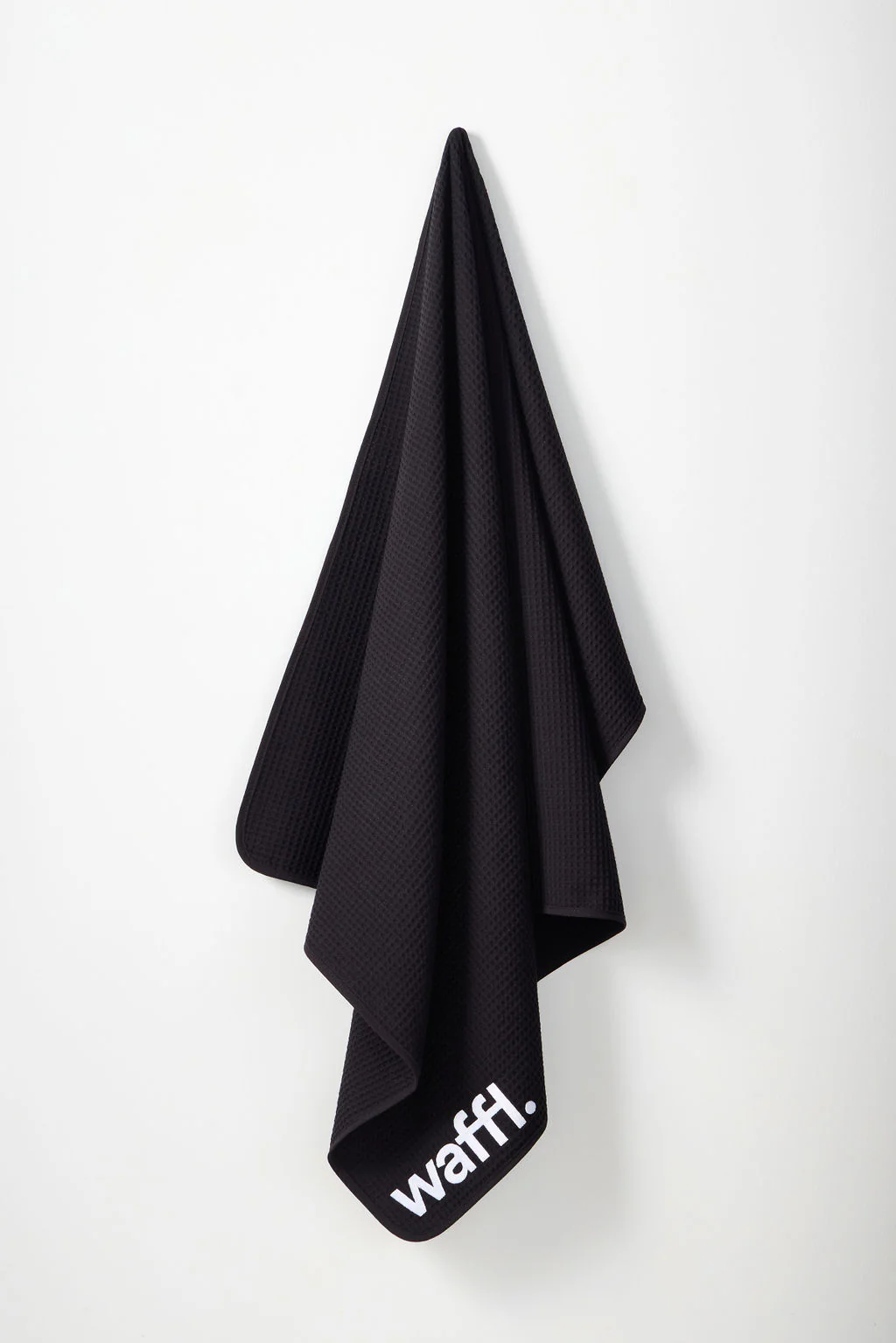Stealth Black waffl towel - Image 3