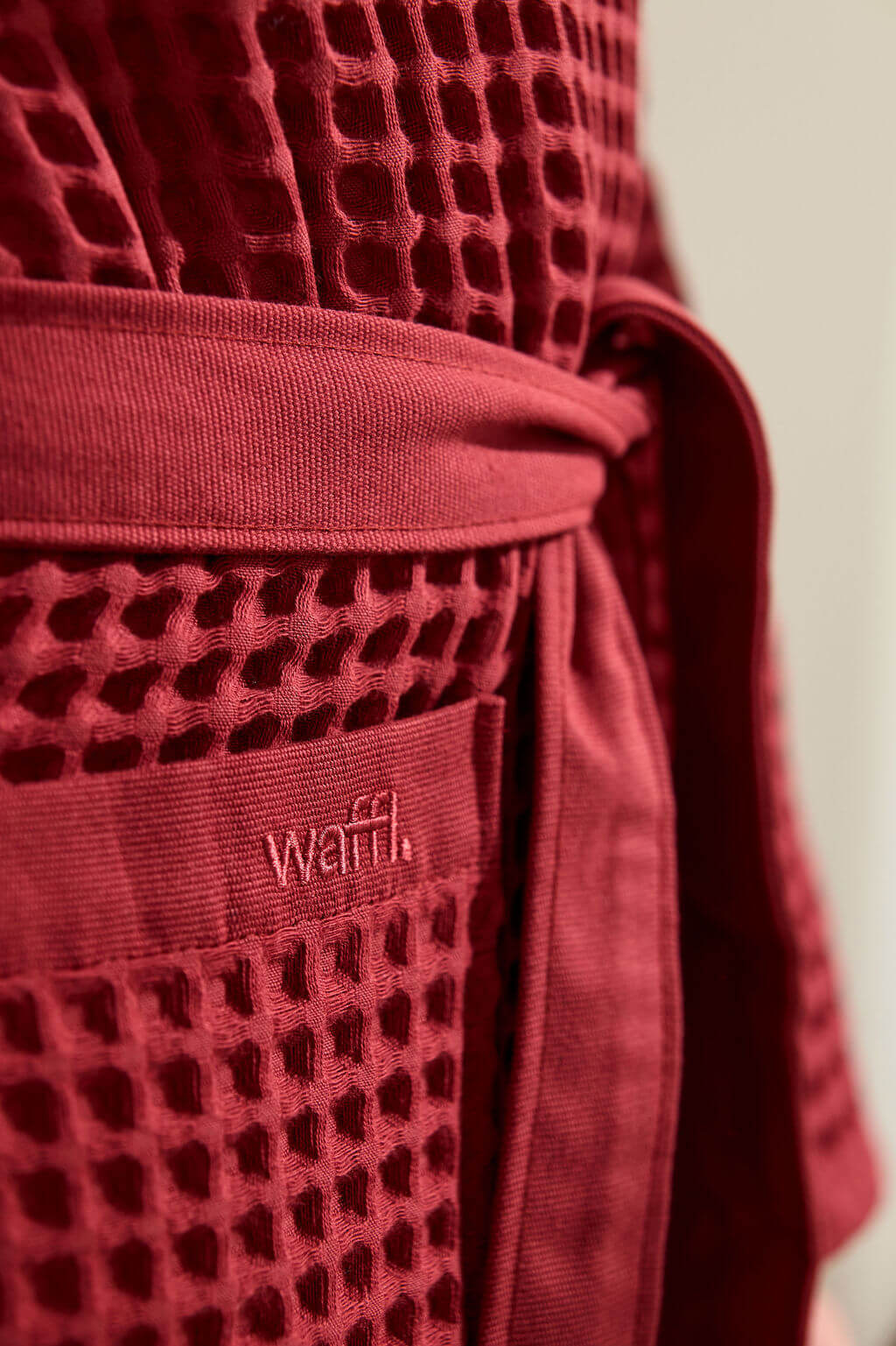waffl Bath Robe - Earth - Image 3