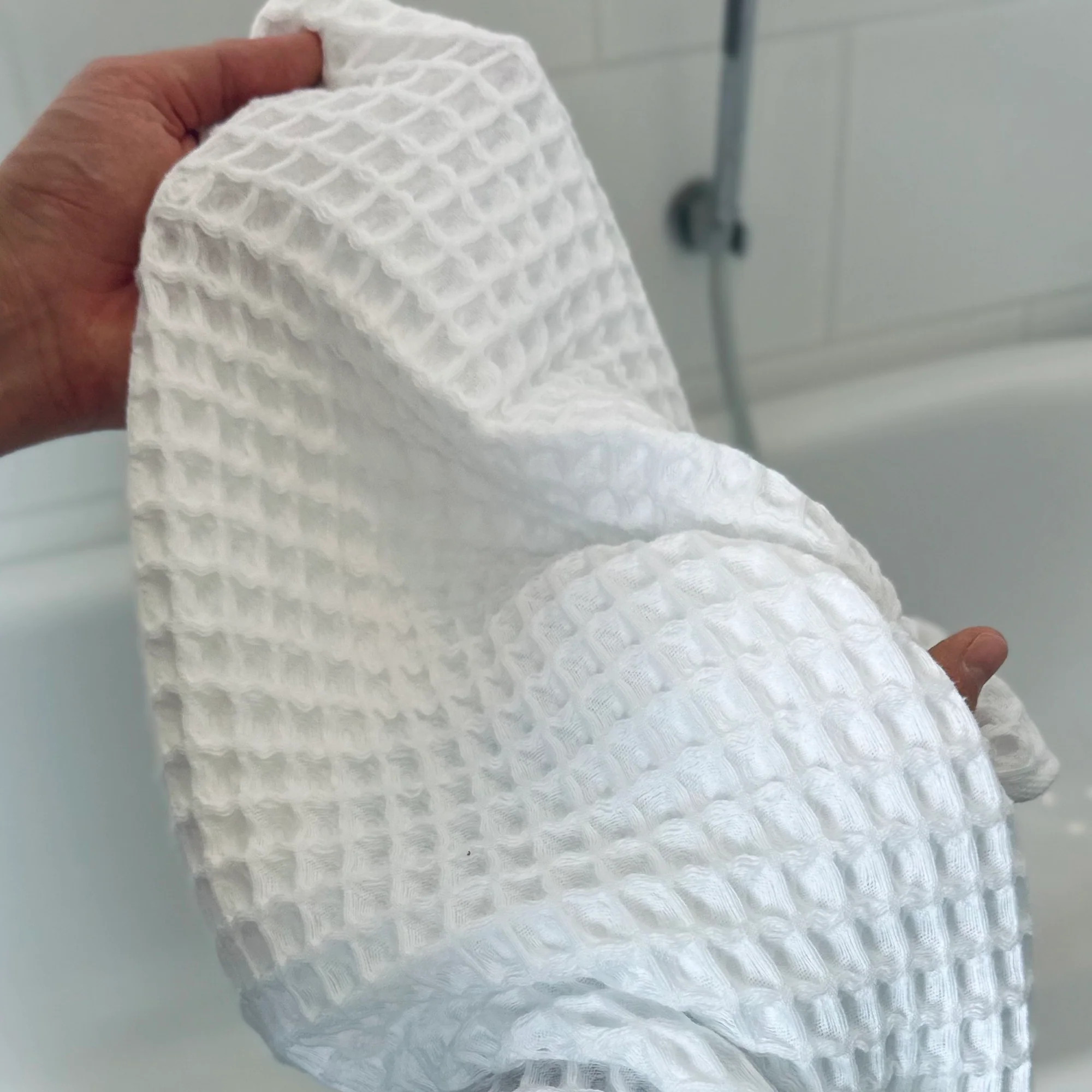 waffl Hand Towel - White - Image 5
