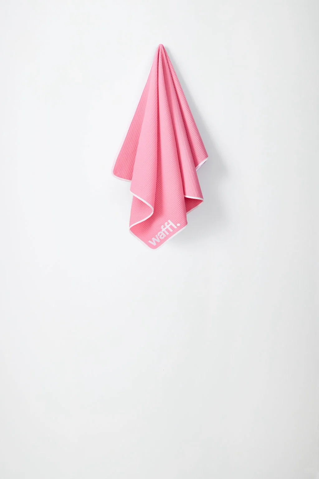 waffl Mini Towel - Flamingo Pink - Image 3