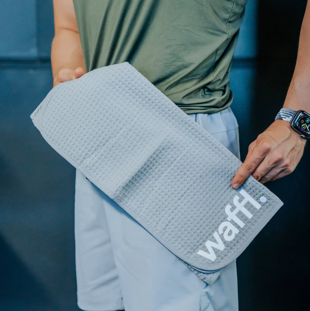 waffl Mini Towel - Stone Grey - Image 4